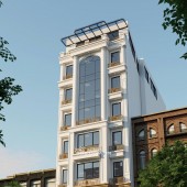 Bán Tòa VP 9 Tầng Xây Mới MP Nguyễn Đình Hoàn. Vị Trí Đắc Địa. DT 196m2, MT 8,6m nở hậu